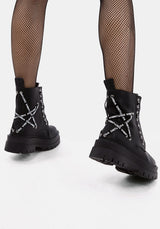 HEXDOLL LACED BOOTS