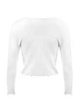 No Rain No Flowers Rib Top