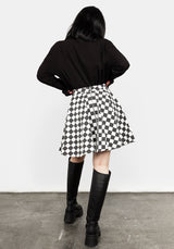 Nitro Checkerboard Skater Full Circle Skirt
