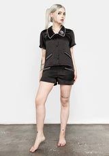 LULLABY COLLARED PYJAMA TOP