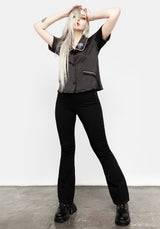 LULLABY COLLARED PYJAMA TOP