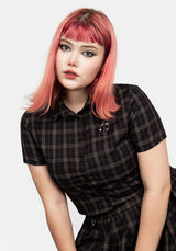 Jinx Check Co Ord Top