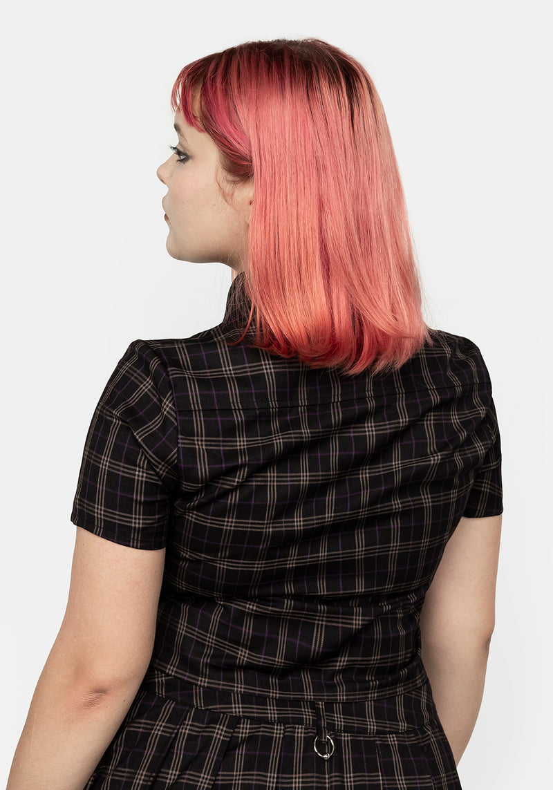 Jinx Check Co Ord Top