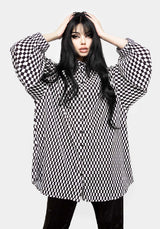 Vaudeville Pleat Shirt Dress