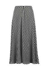 Vaudeville Pleat Midi Skirt