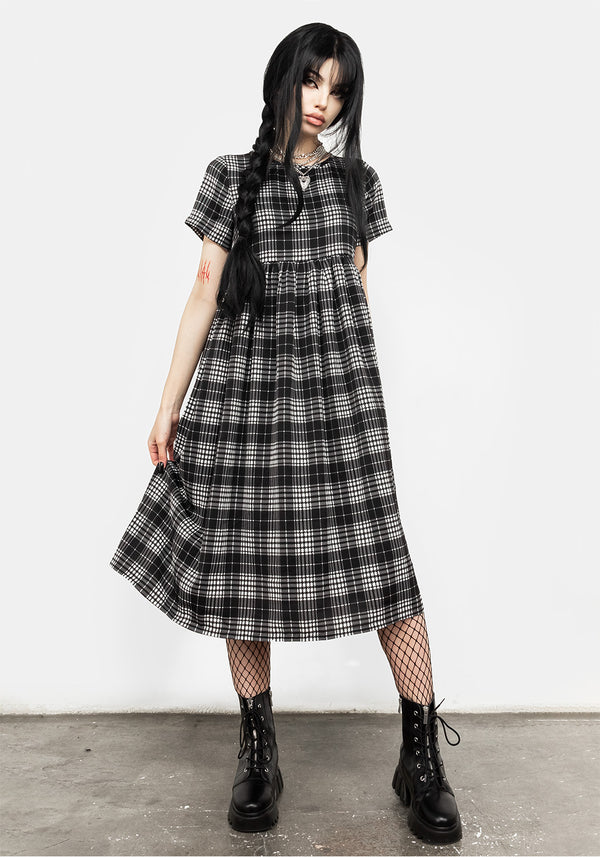 VICTORIA MIDI SMOCK DRESS
