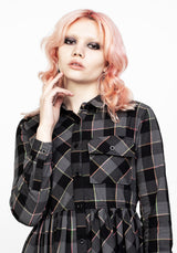 Melody Check Skater Dress