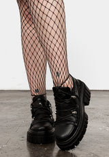 Undead Lace Up Loafers