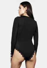 Grace Lace Panelled Bodysuit
