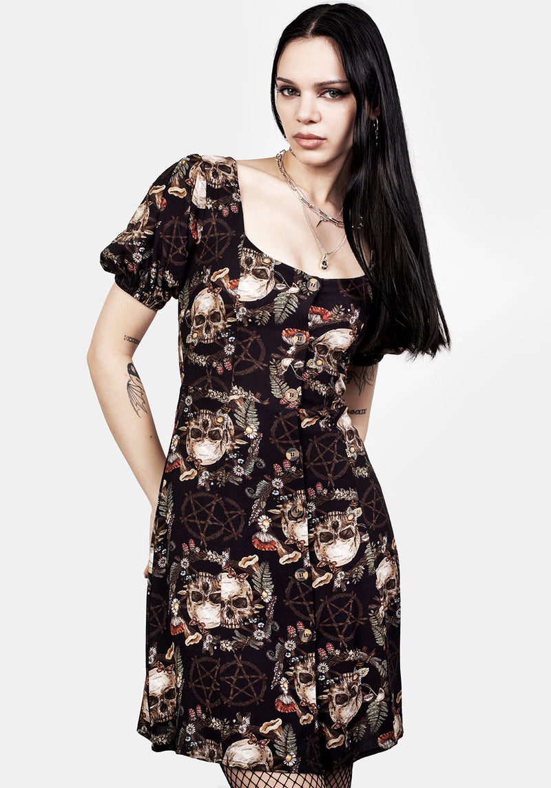 Goliath Puff Sleeve Mini Dress