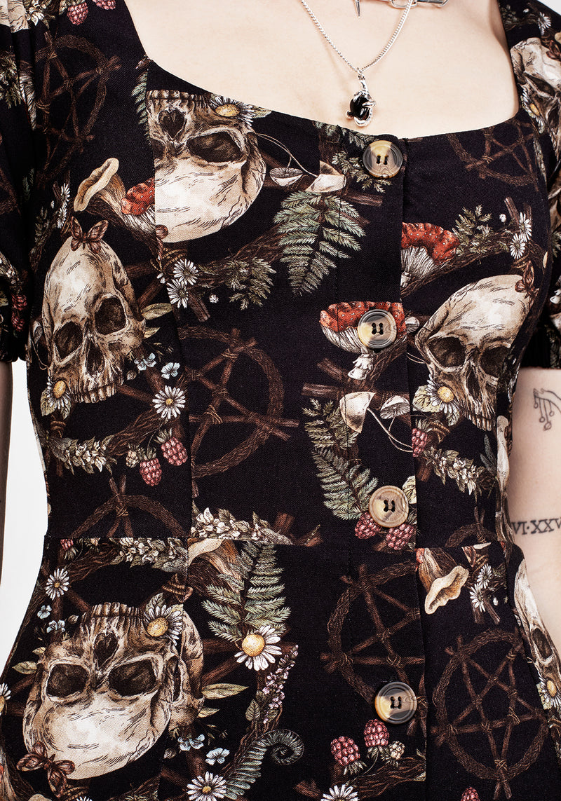 Goliath Puff Sleeve Mini Dress