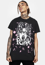 Punk Vintage Black Washed T-Shirt