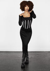 Seance Corset Jersey Dress