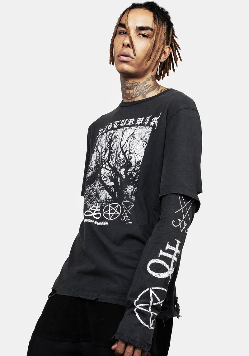 Infernal Layered Long Sleeve T-Shirt