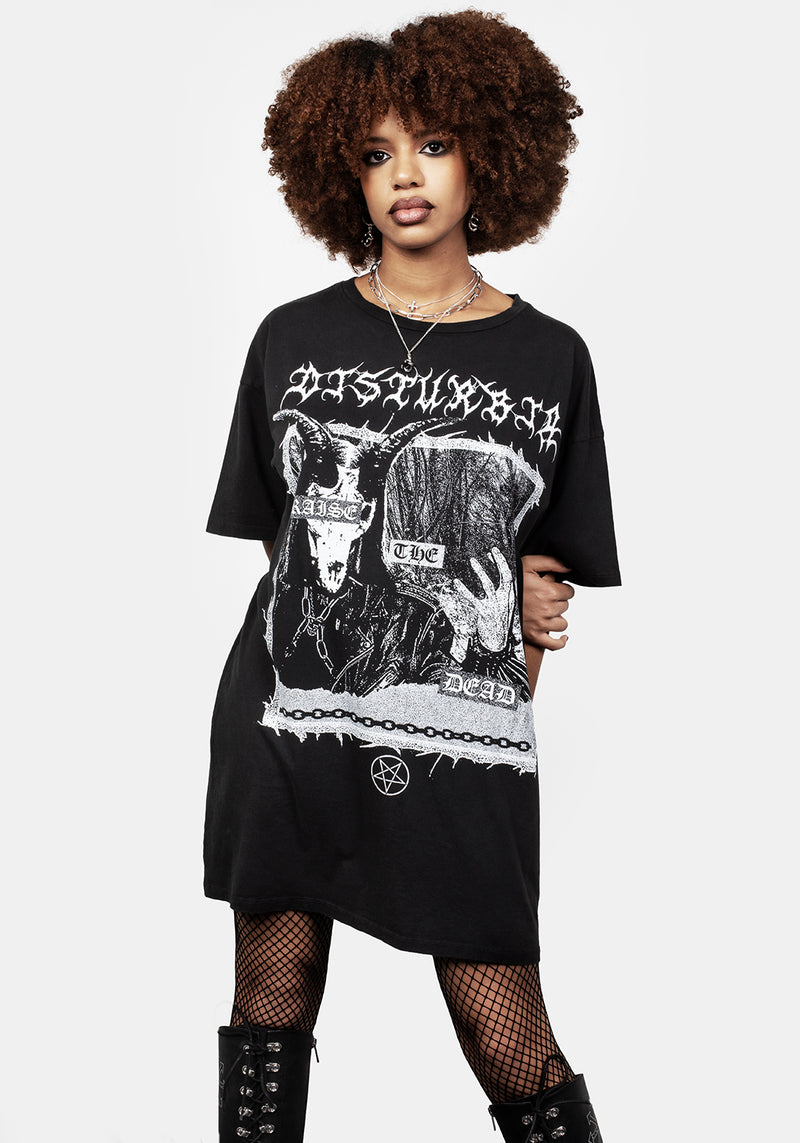 Raise the Dead Washed Tee Dress