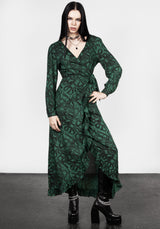 Ophidia Wrap Maxi Dress