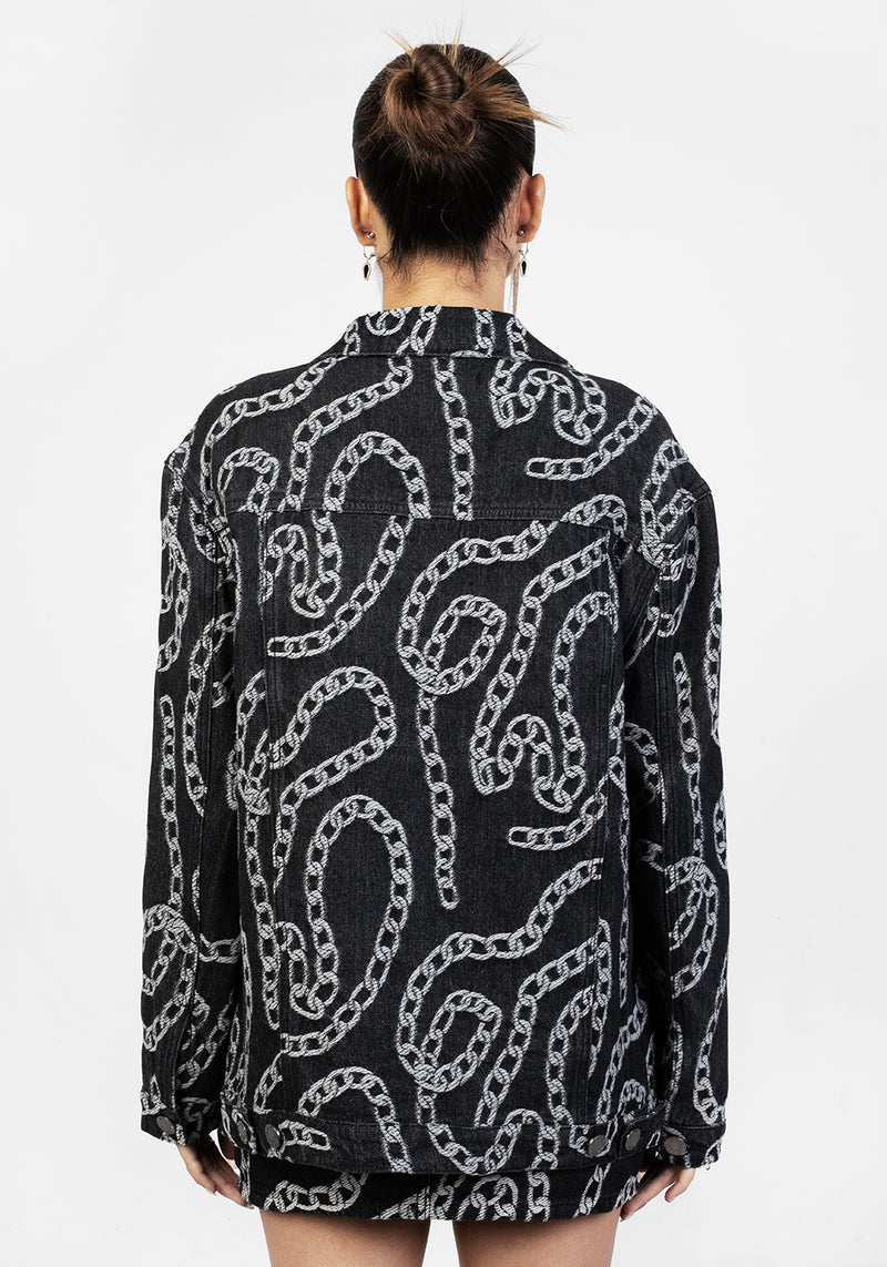 GROUNDED OVERSIZED DENIM JACKET