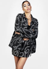 GROUNDED OVERSIZED DENIM JACKET