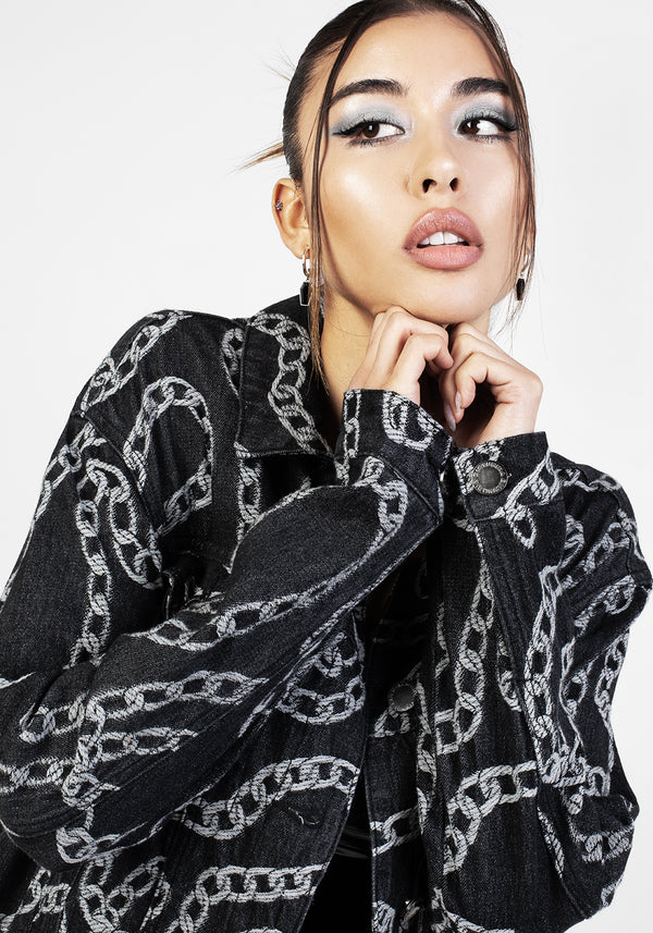 GROUNDED OVERSIZED DENIM JACKET