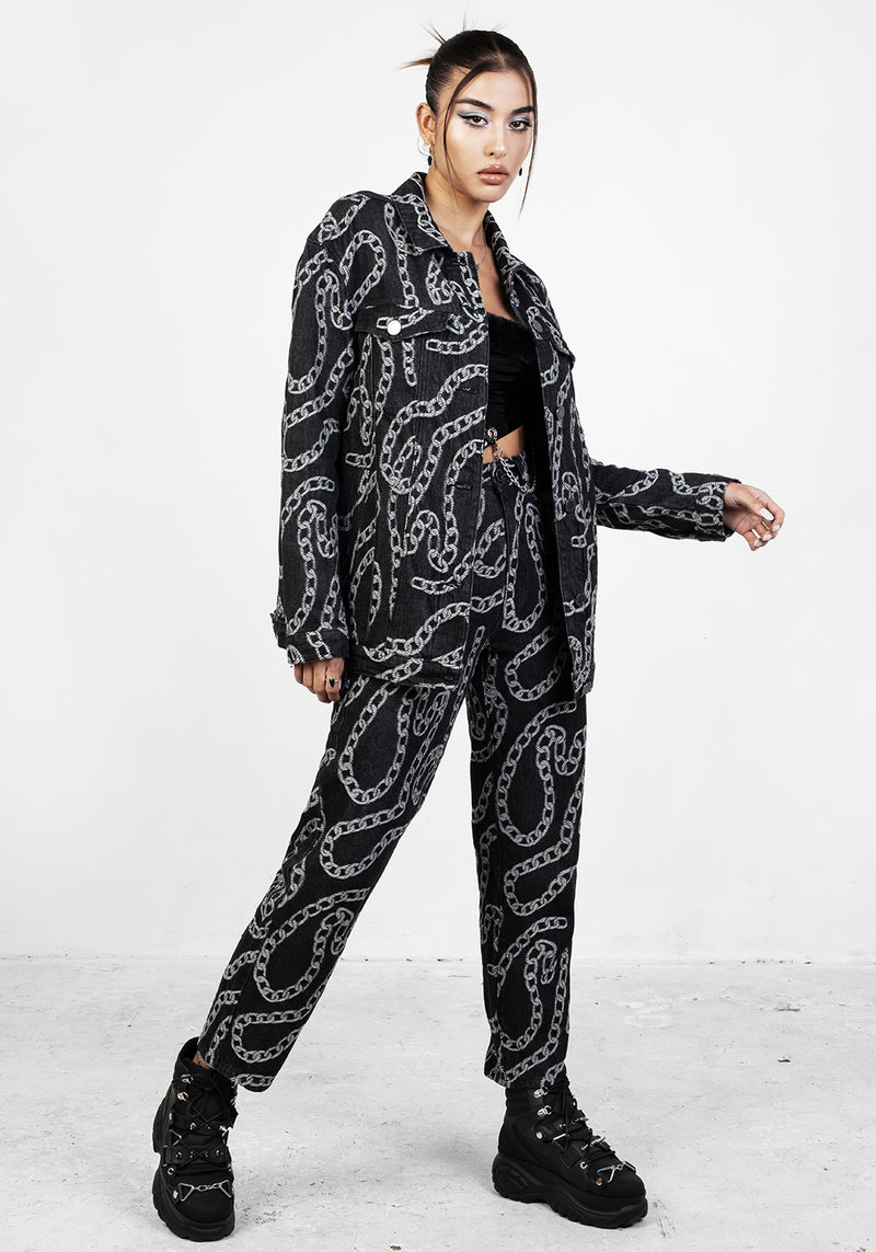 GROUNDED OVERSIZED DENIM JACKET