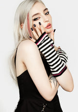 Cry Space Stripe Arm Warmers