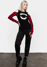 Rawr Stripe Cold Shoulder Tee