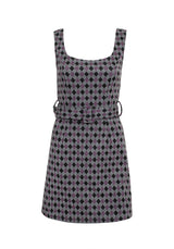 CLOWNTEARS BELTED PINAFORE DRESS