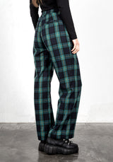 Creed Wide Leg Check Trousers