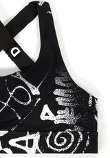 Graffiti Sports Bra