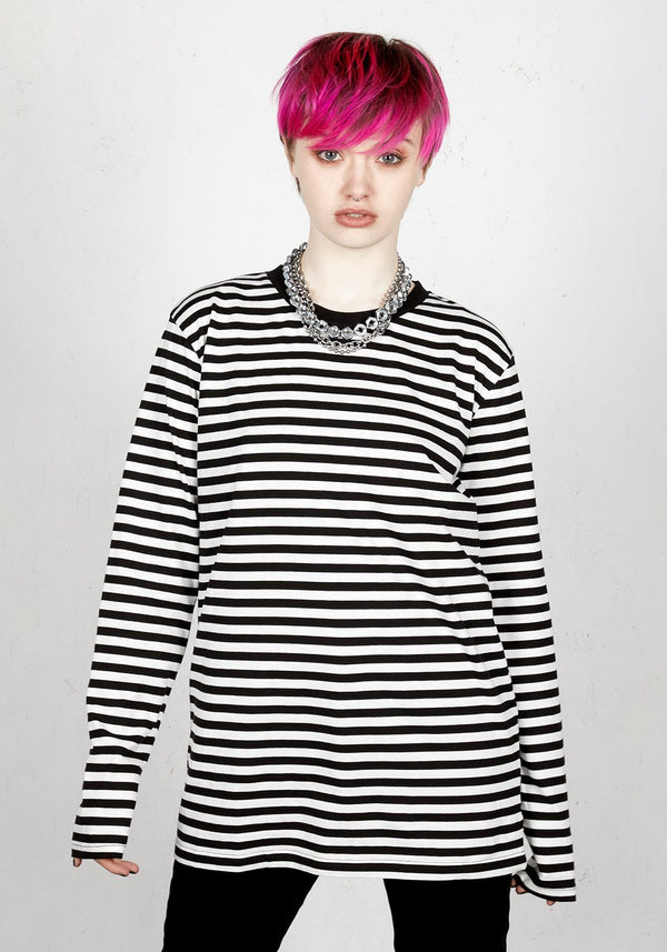 Cassady Striped Long Sleeve Tee