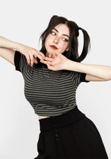 Moina Mock Neck Crop