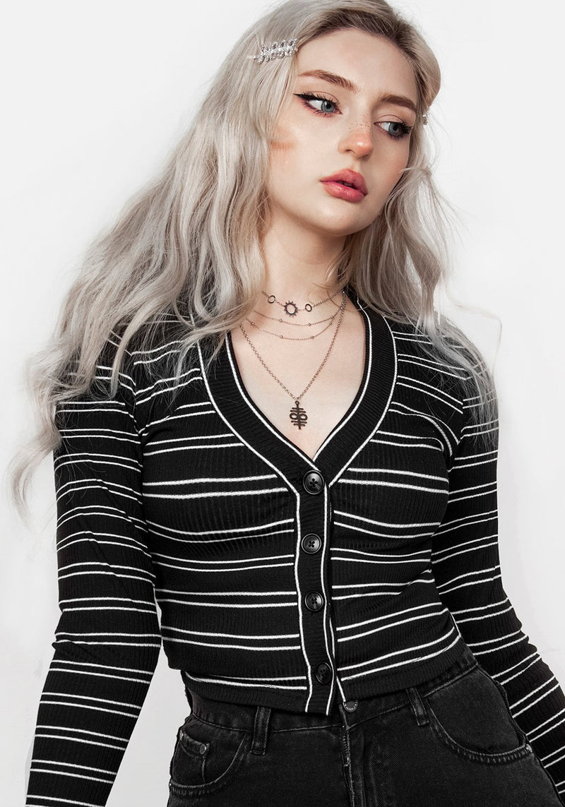 Slash Cropped Cardi