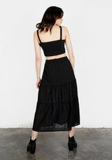 Freya Tiered Broderie Skirt