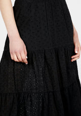 Freya Tiered Broderie Skirt