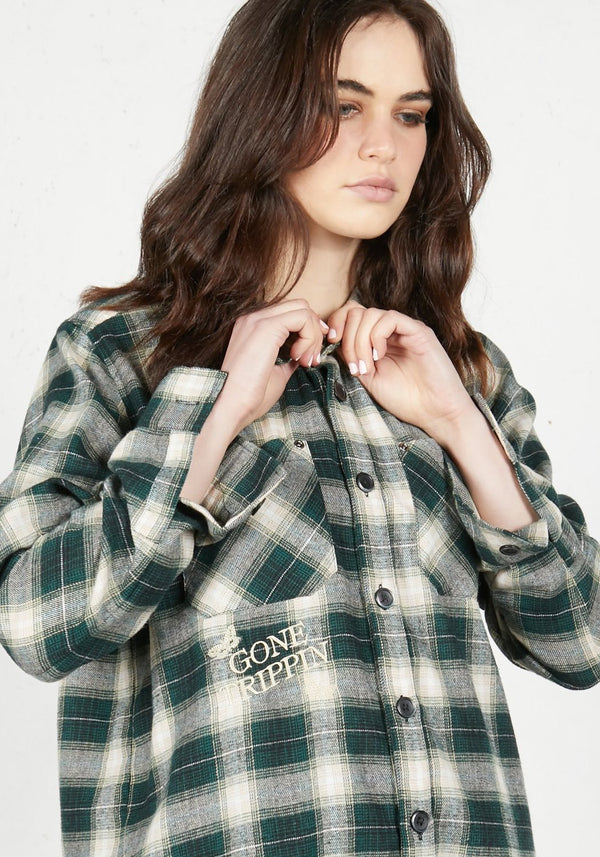 Gone Trippin' Plaid Shirt