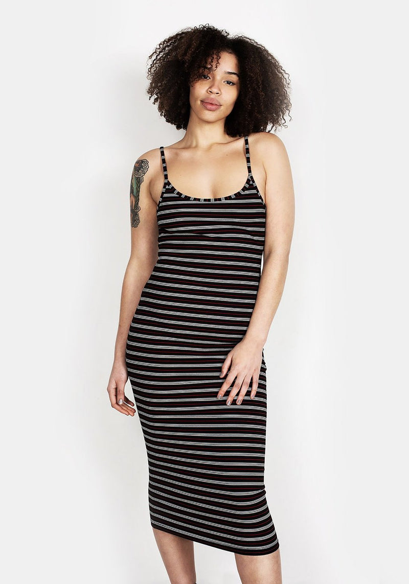 Liv Ribbed Midi Dress