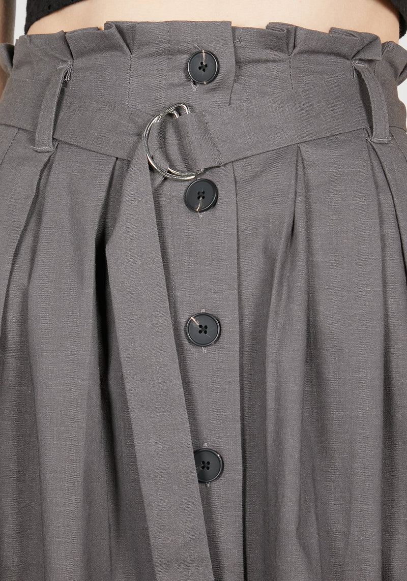 Rite Linen Skirt - Grey