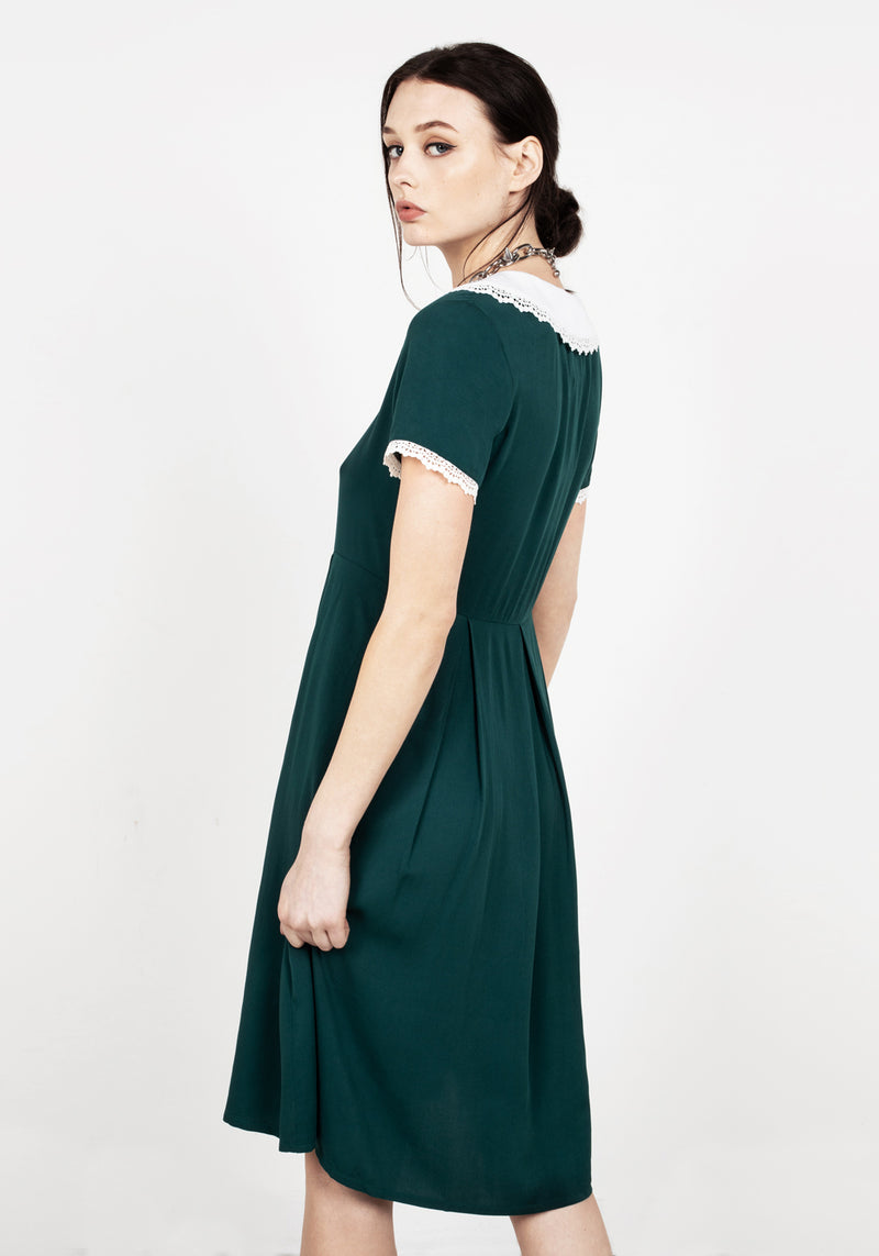 Sabbath Dress - Forest Green