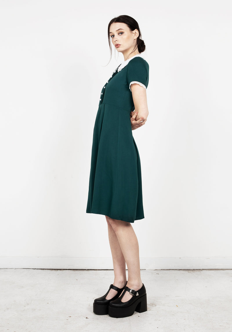 Sabbath Dress - Forest Green