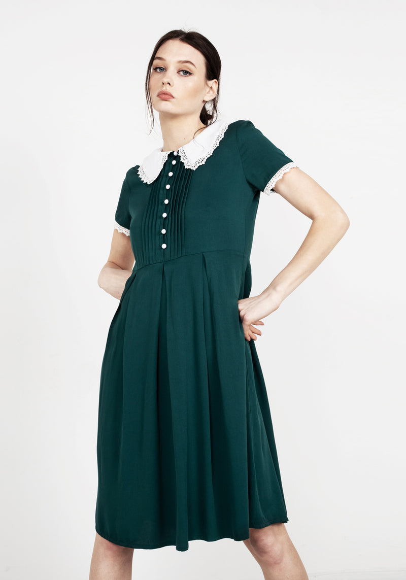 Sabbath Dress - Forest Green