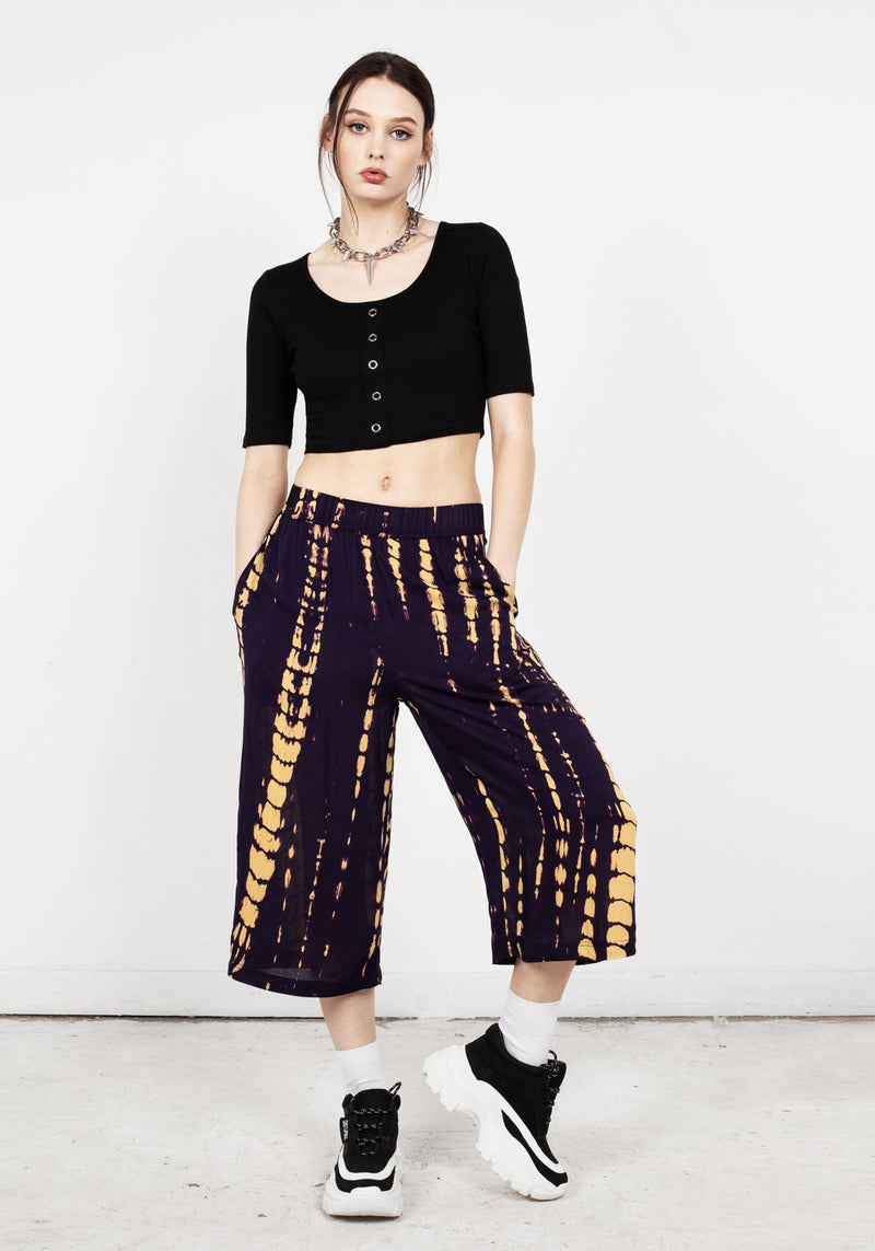 Skylar Flowy Crop Trousers