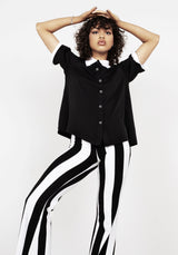 Afterlife Stripe Jersey Flares