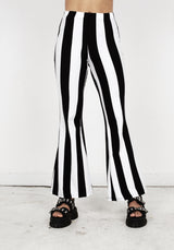 Afterlife Stripe Jersey Flares