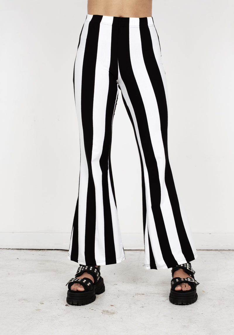 Afterlife Stripe Jersey Flares