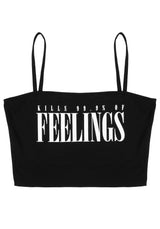 Feelings Spaghetti Strap Crop Top