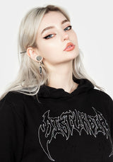 VOID DISTRESSED HOODY DRESS