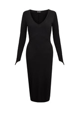 VAMPIRA V-NECK MIDI DRESS