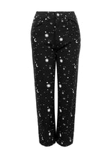 CELESTIAL EMBROIDERED JEANS