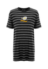 Buzzin Stripe Tee Dress