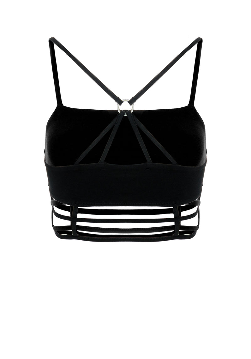 OBLIVION STRAPPY CAGED BRALET